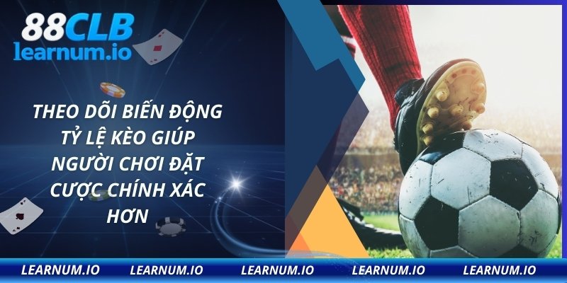 Theo dõi biến động tỷ lệ kèo giúp người chơi đặt cược chính xác hơn